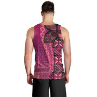 Samoan Pacific Tribal Flower Geometric Art Tattoos Men Tank Top Siapo Pattern Romantic Rose LT03 - Polynesian Pride