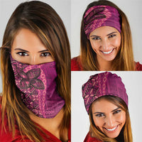 Samoan Pacific Tribal Flower Geometric Art Tattoos Neck Gaiter Siapo Pattern Romantic Rose LT03 - Polynesian Pride
