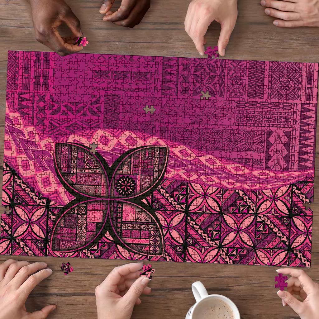 Samoan Pacific Tribal Flower Geometric Art Tattoos Puzzle Siapo Pattern Romantic Rose LT03 - Polynesian Pride
