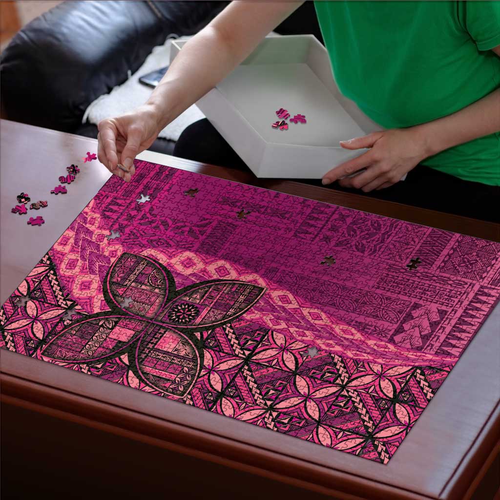 Samoan Pacific Tribal Flower Geometric Art Tattoos Puzzle Siapo Pattern Romantic Rose LT03 - Polynesian Pride