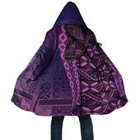 Samoan Pacific Tribal Flower Geometric Art Tattoos Cloak Siapo Pattern Purple Haze LT03 Unisex Purple - Polynesian Pride