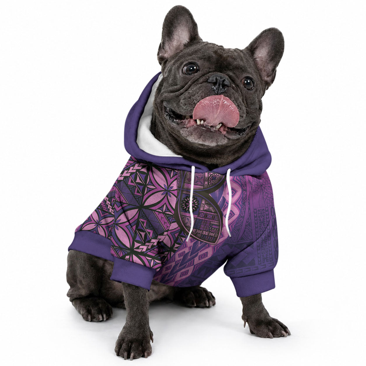 Samoan Pacific Tribal Flower Geometric Art Tattoos Pet Hoodie LT03 - Polynesian Pride