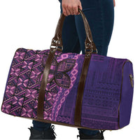 Samoan Pacific Tribal Flower Geometric Art Tattoos Travel Bag Siapo Pattern Purple Haze LT03 - Polynesian Pride