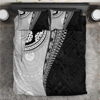 Fijian Masi Tattoos Bedding Set with Tapa Tribal Pattern LT03 White - Polynesian Pride