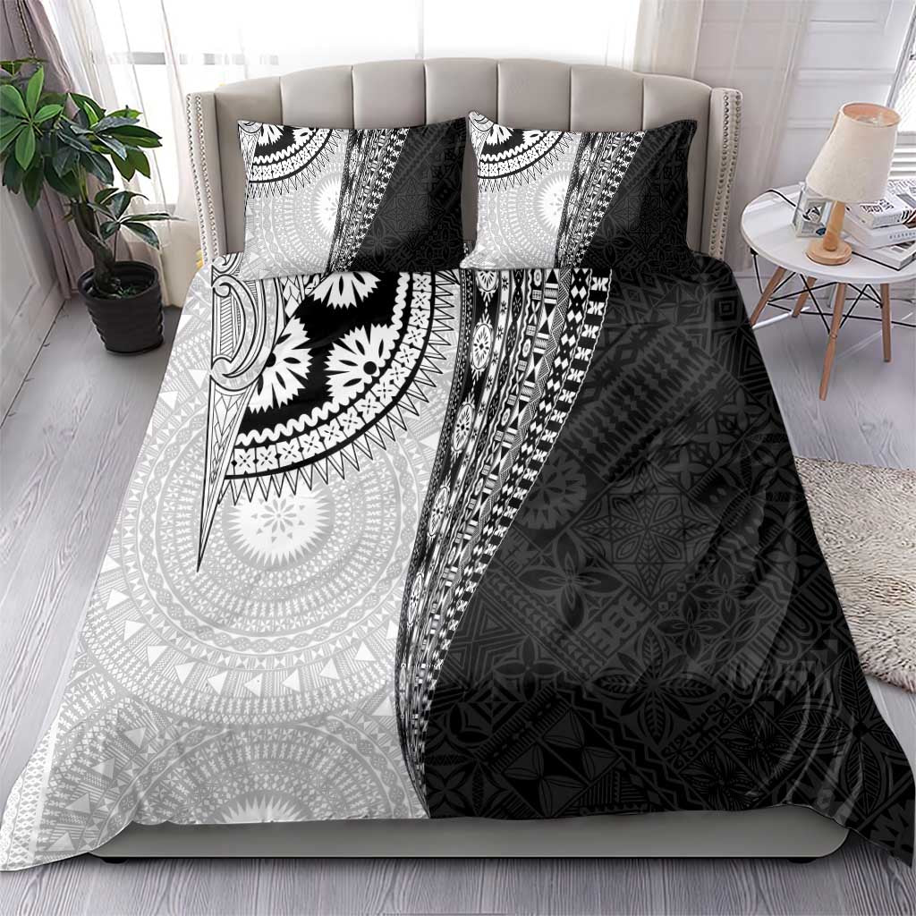 Fijian Masi Tattoos Bedding Set with Tapa Tribal Pattern LT03 - Polynesian Pride