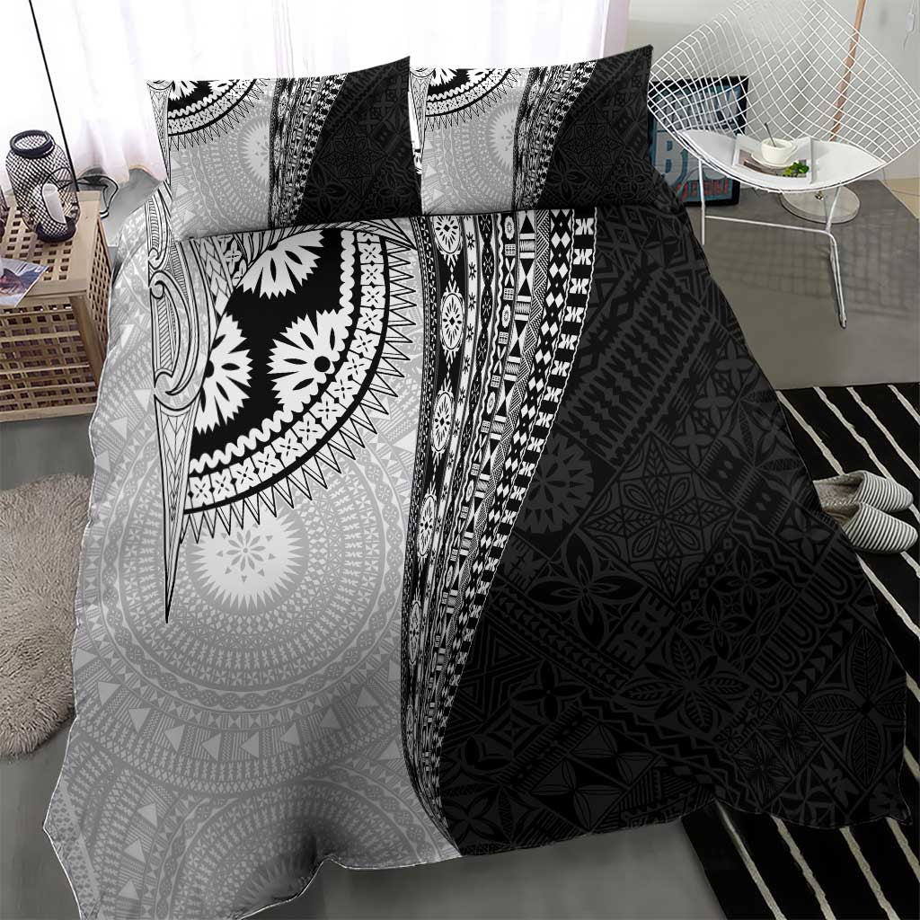 Fijian Masi Tattoos Bedding Set with Tapa Tribal Pattern LT03 - Polynesian Pride