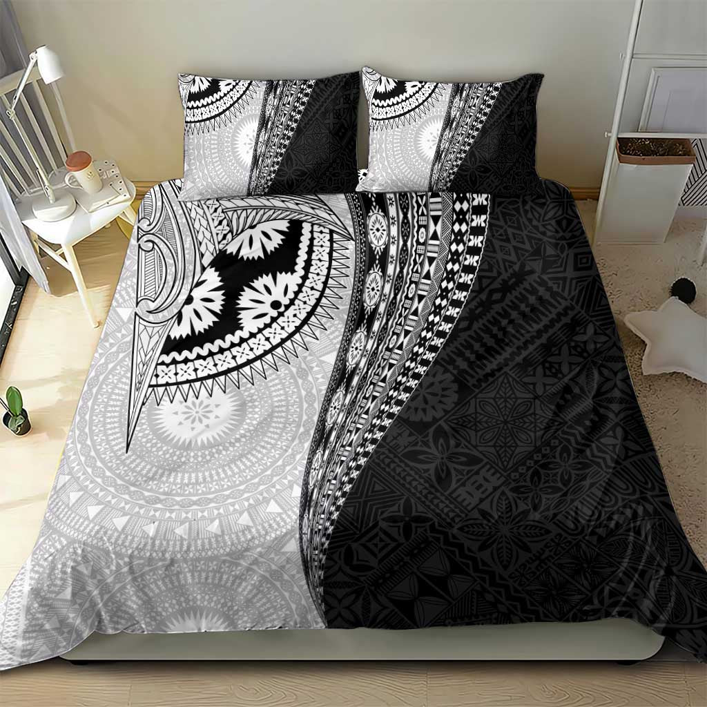 Fijian Masi Tattoos Bedding Set with Tapa Tribal Pattern LT03 - Polynesian Pride