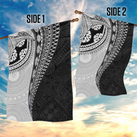 Fijian Masi Tattoos Garden Flag with Tapa Tribal Pattern LT03 - Polynesian Pride