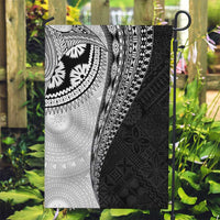 Fijian Masi Tattoos Garden Flag with Tapa Tribal Pattern LT03 Garden Flag White - Polynesian Pride