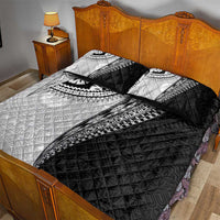 Fijian Masi Tattoos Quilt Bed Set with Tapa Tribal Pattern LT03 - Polynesian Pride