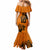 Custom PNG Lae Snax Tigers Rugby Mermaid Dress The Tigers Head and PNG Bird Polynesian Tattoo LT03 - Polynesian Pride