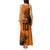 Custom PNG Lae Snax Tigers Rugby Tank Maxi Dress The Tigers Head and PNG Bird Polynesian Tattoo LT03 - Polynesian Pride