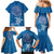 Cook Islands Manihiki Atoll Family Matching Mermaid Dress and Hawaiian Shirt Maori Turtle and Polynesian Pattern