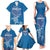 Cook Islands Manihiki Atoll Family Matching Tank Maxi Dress and Hawaiian Shirt Maori Turtle and Polynesian Pattern