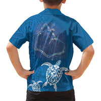 Cook Islands Manihiki Atoll Hawaiian Shirt Maori Turtle and Polynesian Pattern LT03 - Polynesian Pride