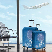 Cook Islands Manihiki Atoll Luggage Cover Maori Turtle and Polynesian Pattern LT03 - Polynesian Pride