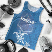 Cook Islands Manihiki Atoll Men Tank Top Maori Turtle and Polynesian Pattern LT03 - Polynesian Pride