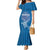 Cook Islands Manihiki Atoll Mermaid Dress Maori Turtle and Polynesian Pattern