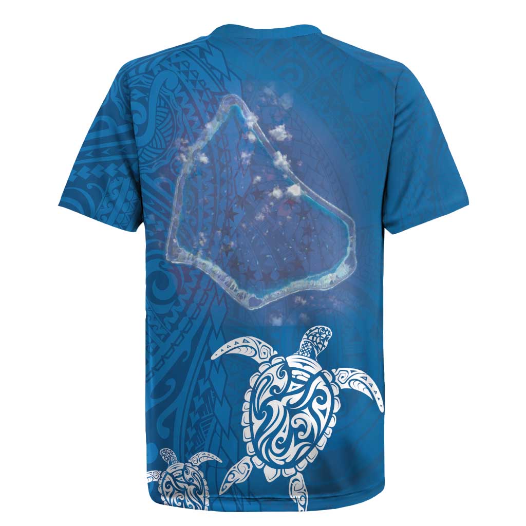 Cook Islands Manihiki Atoll Rugby Jersey Maori Turtle and Polynesian Pattern LT03 - Polynesian Pride