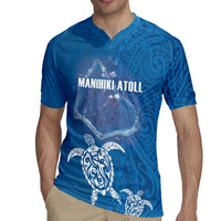 Cook Islands Manihiki Atoll Rugby Jersey Maori Turtle and Polynesian Pattern LT03 - Polynesian Pride