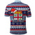 Custom Fiji Christmas Polo Shirt Fijian Santa and Coat of Arms Mix Tapa Pattern Striped Style LT03 - Polynesian Pride