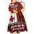 Tongan Culture Kid Short Sleeve Dress Ngatu Art Tattoo and Emblem of Tonga