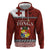 Tongan Culture Zip Hoodie Ngatu Art Tattoo and Emblem of Tonga