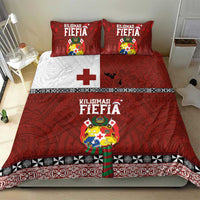 Tongan Christmas Bedding Set Kilisimasi Fiefia with Ngatu Art Tattoo LT03 - Polynesian Pride