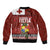 Tongan Christmas Bomber Jacket Kilisimasi Fiefia with Ngatu Art Tattoo