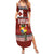 Tongan Christmas Summer Maxi Dress Kilisimasi Fiefia with Ngatu Art Tattoo