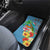 Fijians Iguana Tagimoucia Christmas Car Mats Christmas Palm Tree and Hibiscus