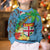 Fijians Iguana Tagimoucia Christmas Kid Ugly Christmas Sweater Christmas Palm Tree and Hibiscus