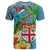 Fijians Iguana Tagimoucia Christmas T Shirt Christmas Palm Tree and Hibiscus