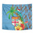 Fijians Iguana Tagimoucia Christmas Tapestry Christmas Palm Tree and Hibiscus