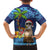 The Funny Santa Wears Sulu Christmas Family Matching Long Sleeve Bodycon Dress and Hawaiian Shirt Fijian Christmas Palm Tree With Masi Art Tattoo