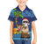 The Funny Santa Wears Sulu Christmas Family Matching Long Sleeve Bodycon Dress and Hawaiian Shirt Fijian Christmas Palm Tree With Masi Art Tattoo