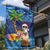 The Funny Santa Wears Sulu Christmas Garden Flag Fijian Christmas Palm Tree With Masi Art Tattoo