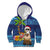 The Funny Santa Wears Sulu Christmas Kid Hoodie Fijian Christmas Palm Tree With Masi Art Tattoo