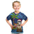 The Funny Santa Wears Sulu Christmas Kid T Shirt Fijian Christmas Palm Tree With Masi Art Tattoo