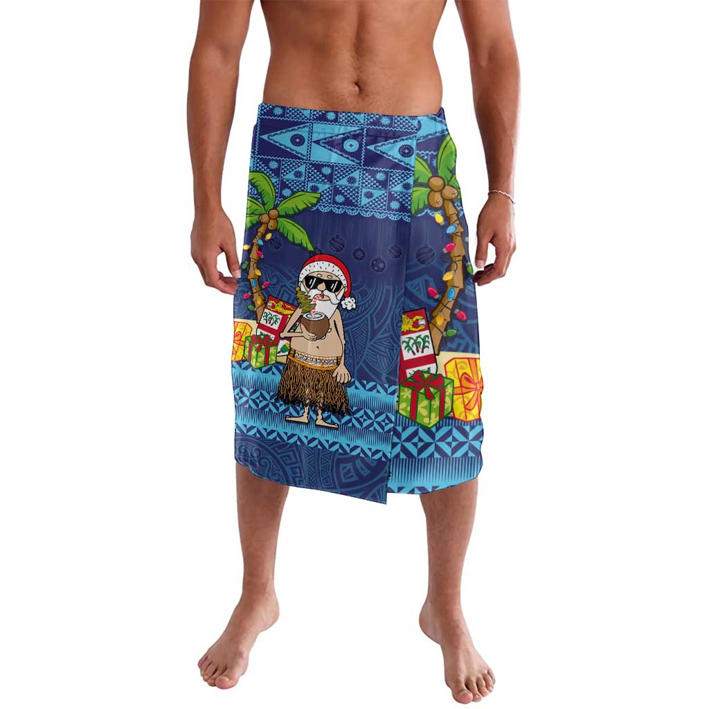 The Funny Santa Wears Sulu Christmas Lavalava Fijian Christmas Palm Tree With Masi Art Tattoo