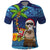 The Funny Santa Wears Sulu Christmas Polo Shirt Fijian Christmas Palm Tree With Masi Art Tattoo