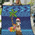 The Funny Santa Wears Sulu Christmas Quilt Fijian Christmas Palm Tree With Masi Art Tattoo