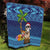 The Funny Santa Wears Sulu Christmas Quilt Fijian Christmas Palm Tree With Masi Art Tattoo