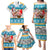 Hawaii Mele Kalikimaka Family Matching Puletasi Dress and Hawaiian Shirt Funny Santa and Coconut Mix Kakau Pattern LT03 - Polynesian Pride