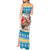 Hawaii Mele Kalikimaka Tank Maxi Dress Funny Santa and Coconut Mix Kakau Pattern LT03 - Polynesian Pride