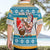 Custom Hawaii Mele Kalikimaka Hawaiian Shirt Funny Santa and Coconut Mix Kakau Pattern LT03 - Polynesian Pride