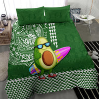 Hawaii Bedding Set Aloha Funny Avocado Mix Kakau Hawaiian Tribal LT03 - Polynesian Pride