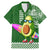 Hawaii Family Matching Mermaid Dress and Hawaiian Shirt Aloha Funny Avocado Mix Kakau Hawaiian Tribal LT03 Dad's Shirt - Short Sleeve Green - Polynesian Pride