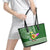 Hawaii Leather Tote Bag Aloha Funny Avocado Mix Kakau Hawaiian Tribal LT03 - Polynesian Pride