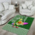 Aloha Avocado Funny Fruits Custom Area Rug Mix Hawaiian Kakau Tribal LT03 - Polynesian Pride